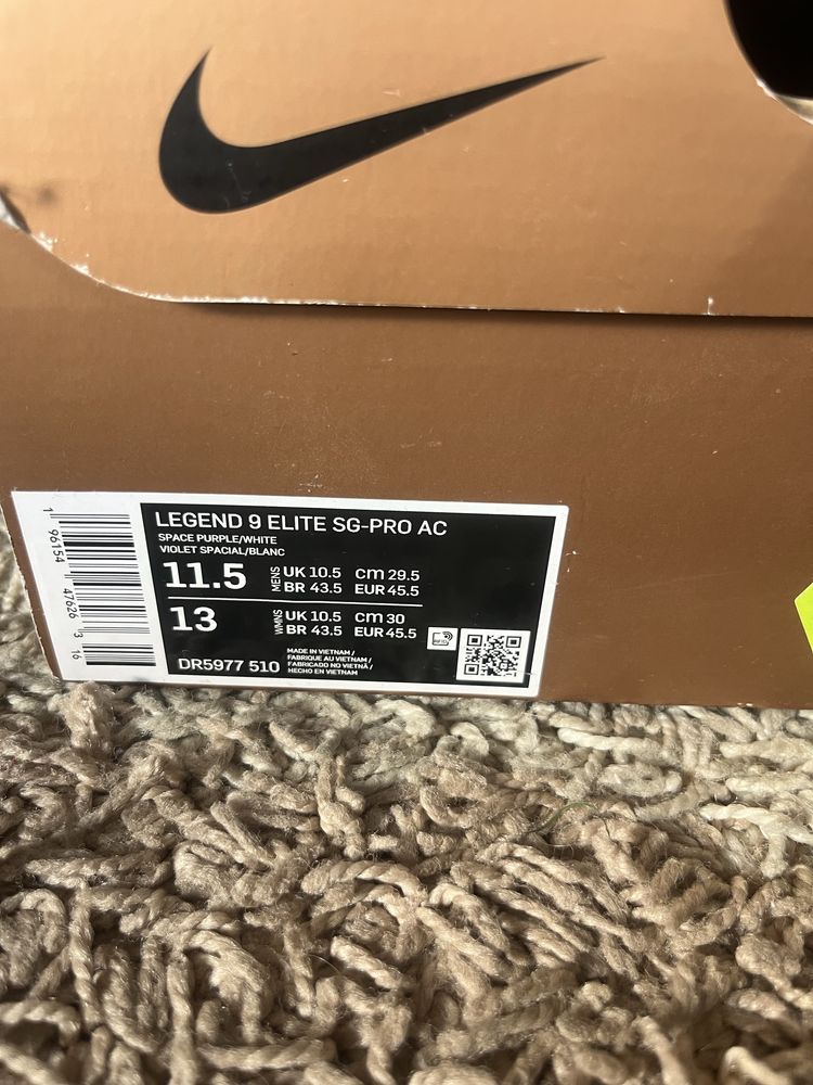 Бутонки Nike LEGEND 9 ELITE SG-PRO AC (45.5)