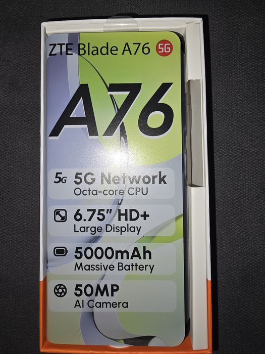 Продавам чисто нов ZTE Blade A76 5G