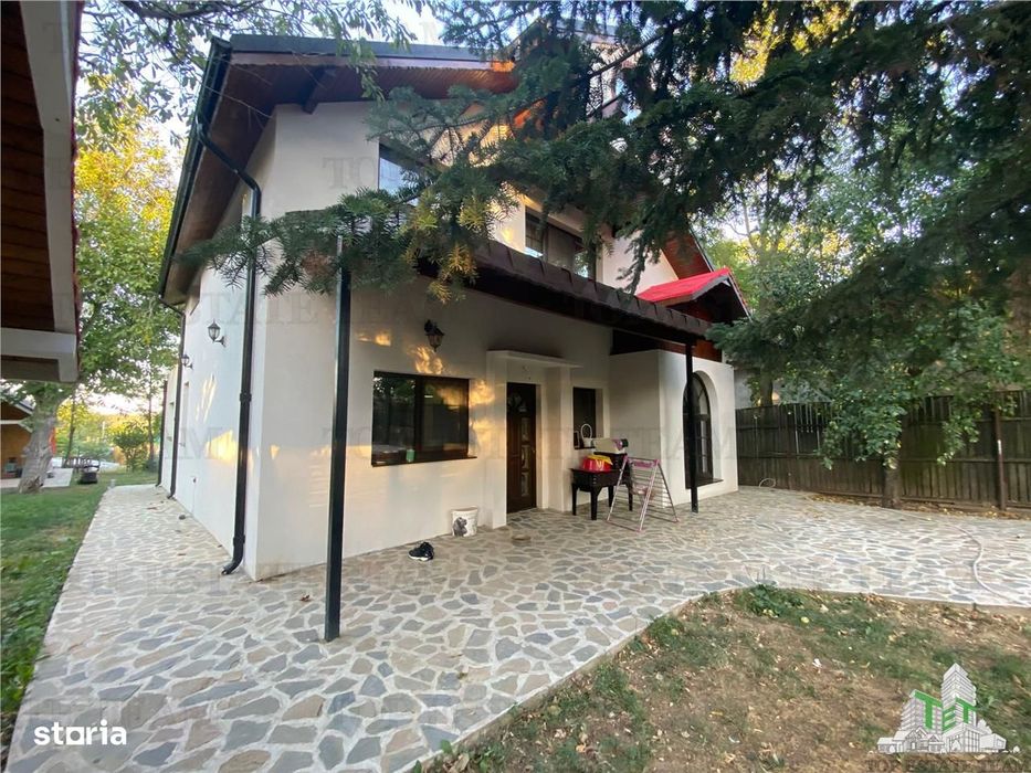 Casa moderna, utilata si mobilata, cu teren de 1000 mp in sat.Cascioar