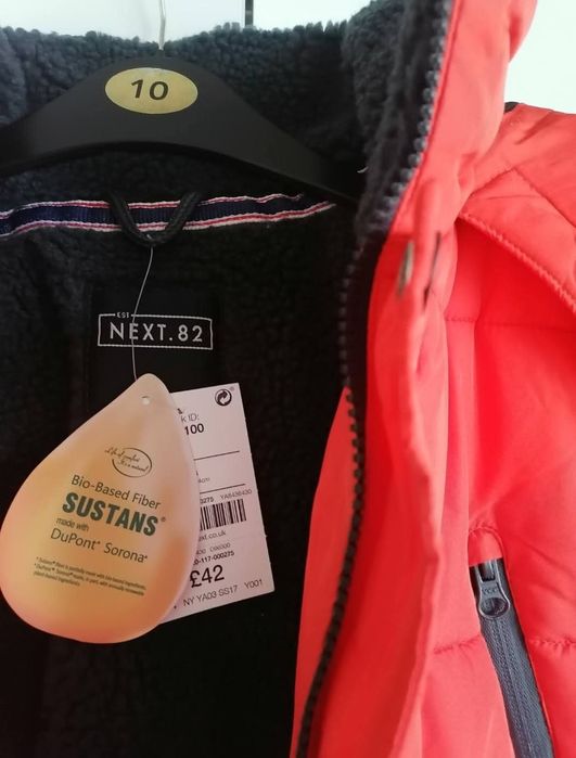 Топло зимно яке Next с каракул