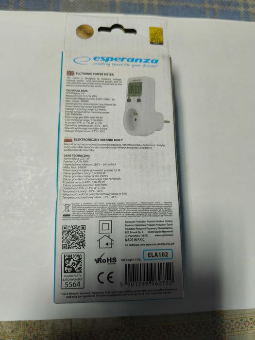 Contor de energie tip priza