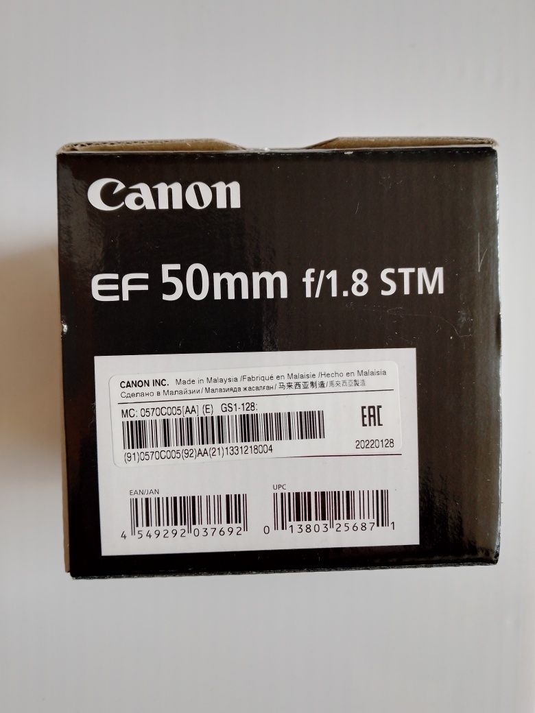 Canon 50mm f/1.8 obiktiv