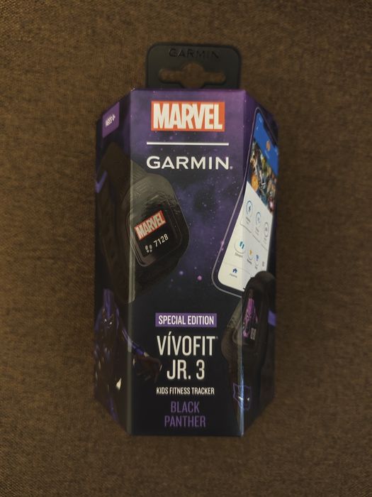 Ceas Smartwatch Marvel Garmin Vivofit jr. junior 3, nou