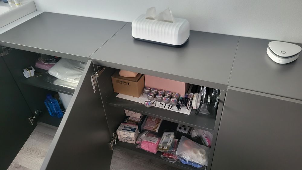 Corp suspendat, gri inchis, 180×42×64