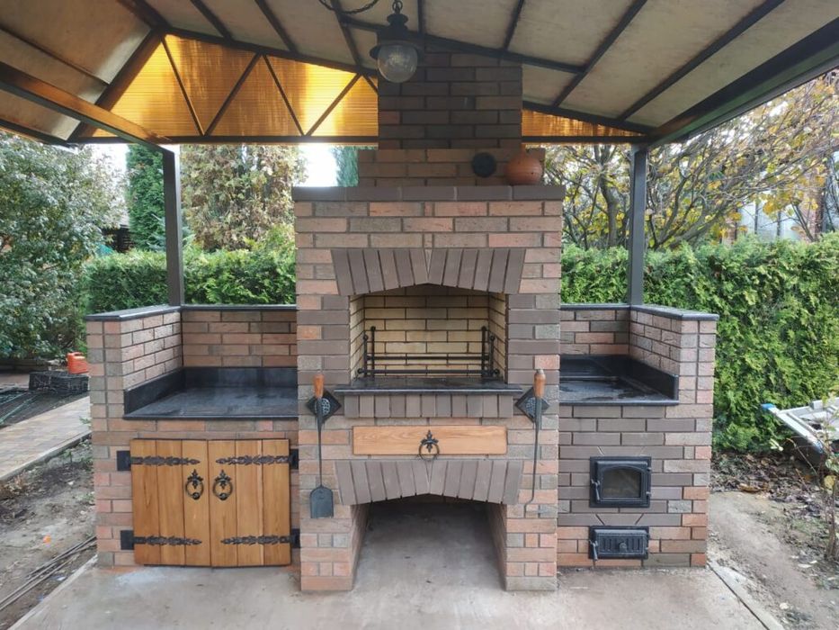 Кирпичи на барбекю зоны Атырау