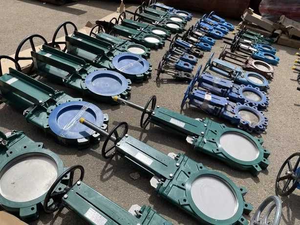 Затворы дисковые (Оптом) межфланцевые, поворотные, с редуктором