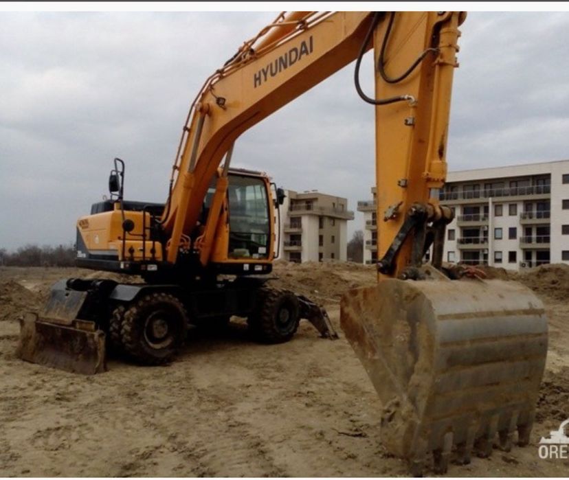 Услуги с колесен багер 20т