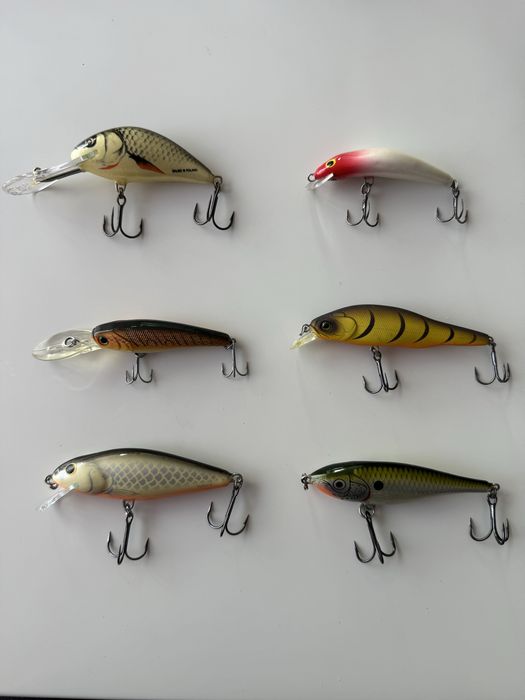 Voblere Salmo/Blue Fox/Caperlan