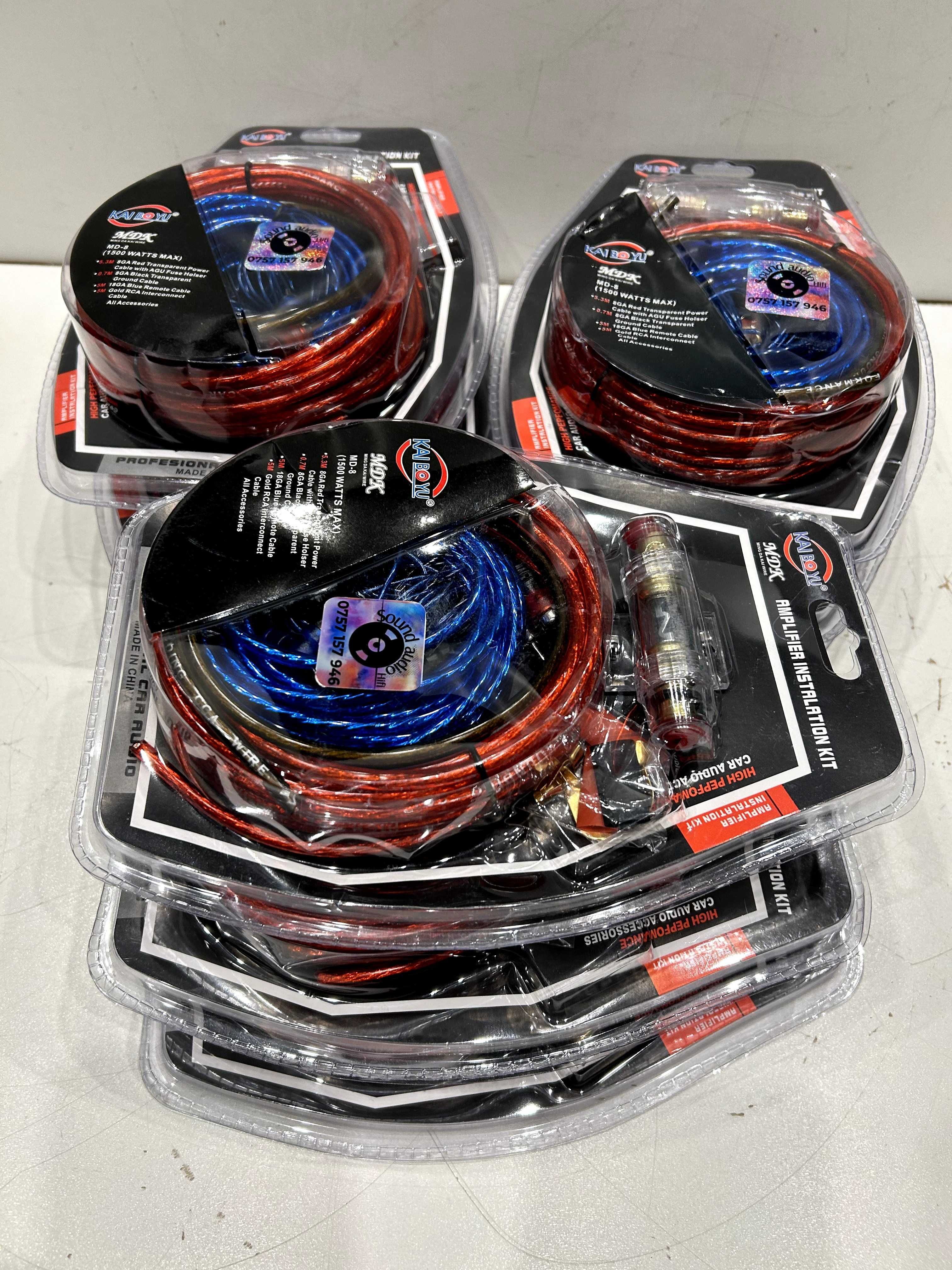Vand kit cabluri auto subwoofer amplificator statie