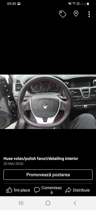 Huse volan piele naturala