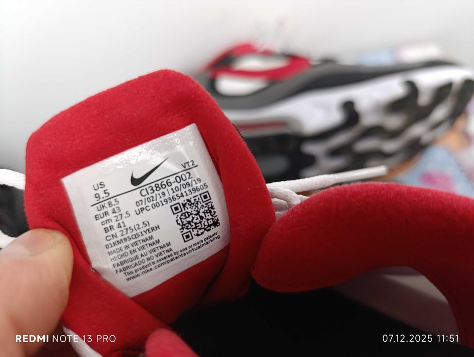 ''Nike Air Max 270 React''оригинални мъжки маратонки 43 номер