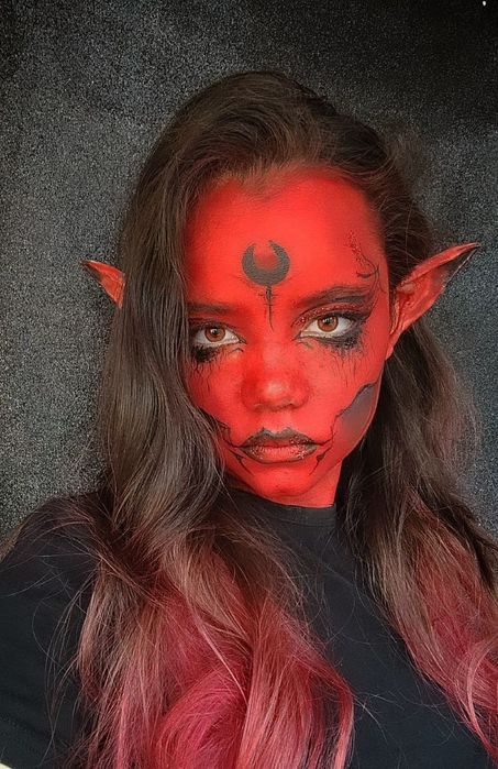 Аквагрим на Хэллоуин.