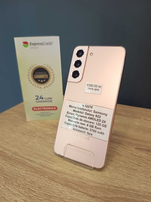 (AG51) Samsung Galaxy S22 b12276 - Garantie 2 ani!