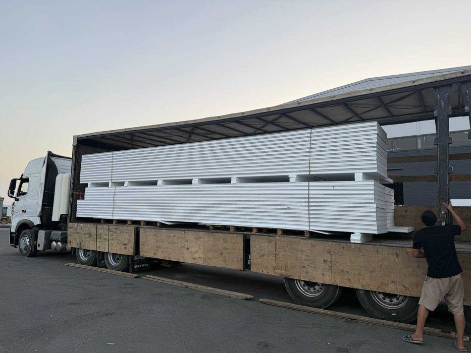 Пенополистирольные ППС сэндвич панели Penopolistirolli sendvich panel