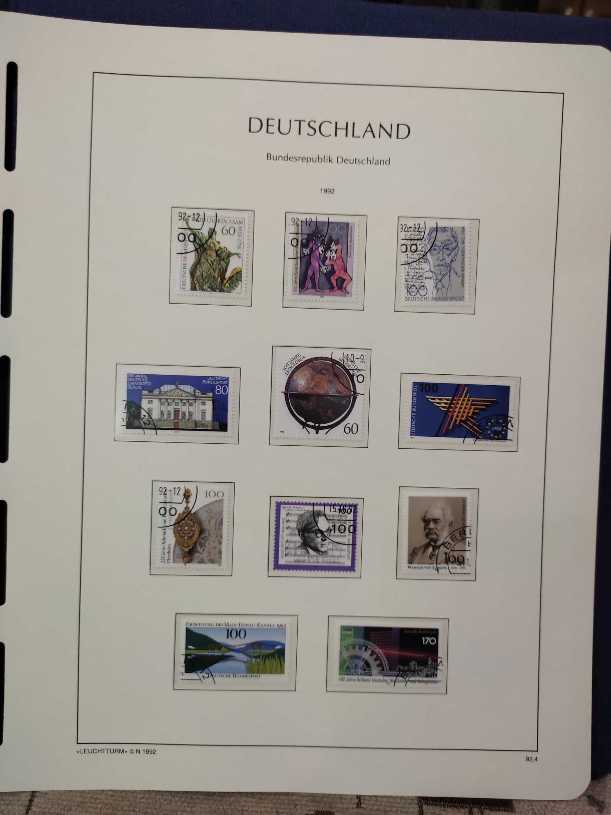 Албум с пощенски марки Германия.