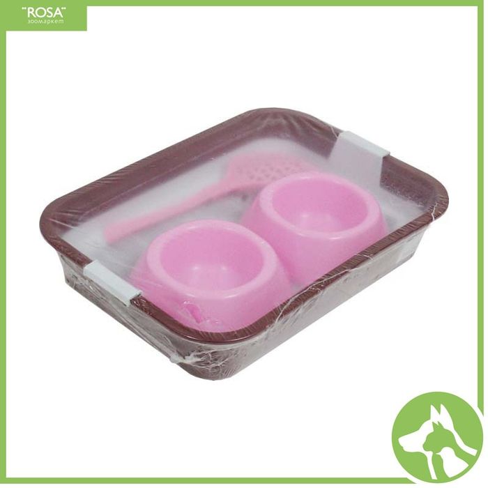 Наборы для кошек. Лоток, 2 миски и совочек. Доставка.