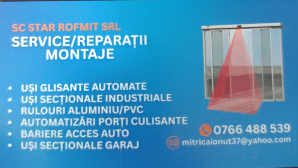 Service/Reparți /Montaje Uși