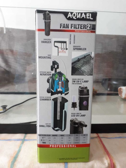 Acvariu AQUAEL 120 l , filtru intern, hranitor automat, acvariu 30l