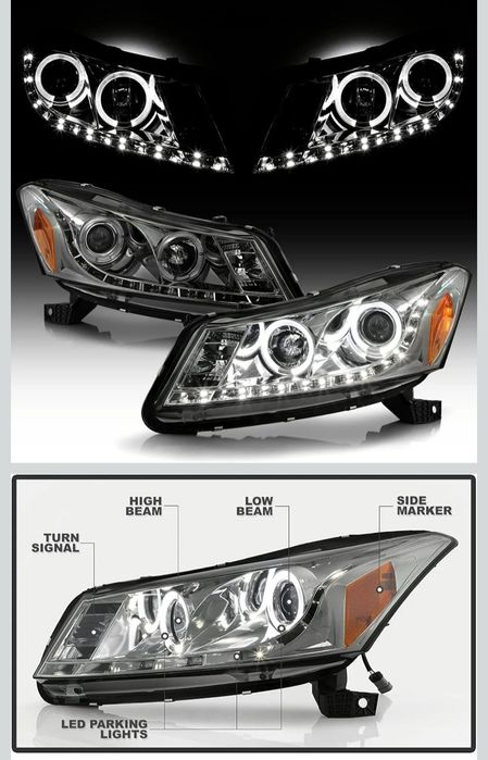Honda accord 8 Led фары Американка