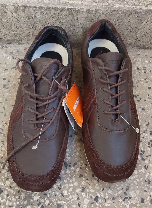 Нови мъжки маратонки Head от естествена кожа 41 номер/ 27см стелка