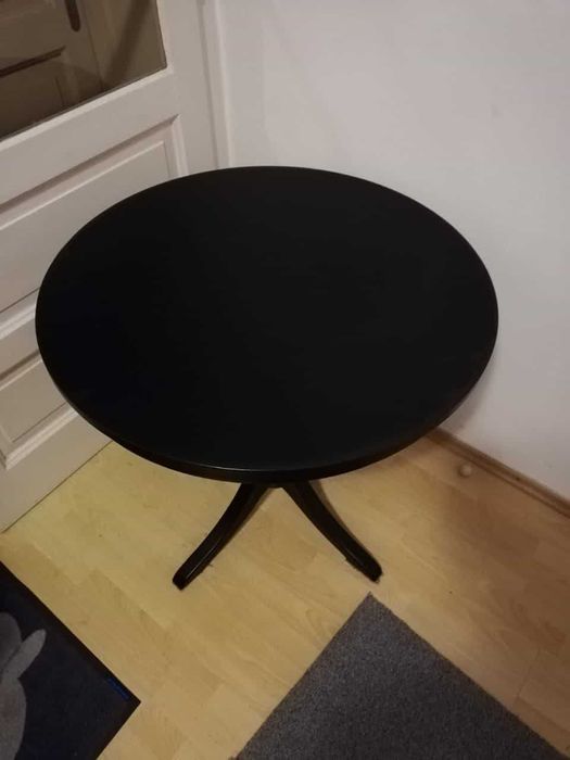 Masa lemn rotunda , noua