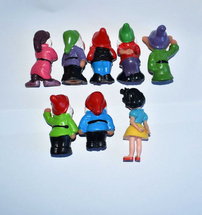 Играчки Снежанка и Седемте Джуджета Стари Колекционерски Фигурки