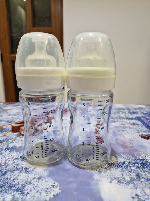 Sterilizator biberoane + pompa san + biberoane sticla