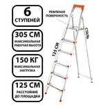 Стремянки UFUK 6, низкая цена, Narvon, Россия. Для дома и сада