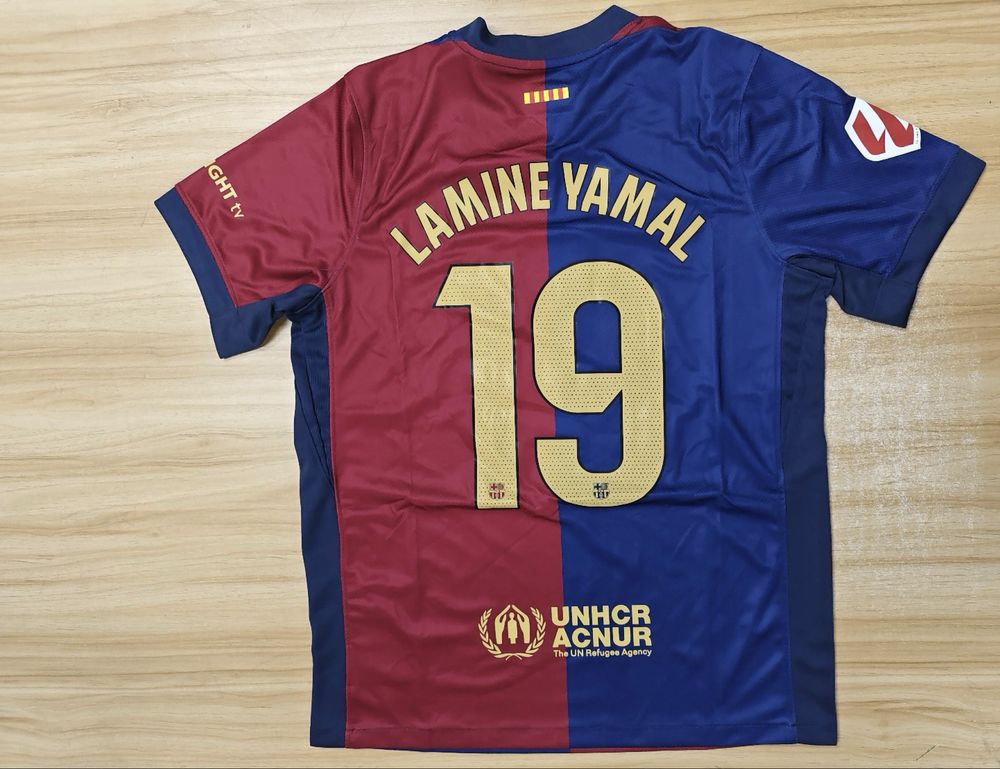 Tricou Barcelona cu Lamine Yamal M slim fit sezon 25