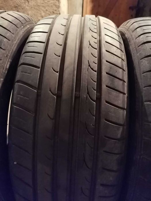 Продавам 4 броя летни гуми 205.55.16 на 1 сезон дот 2019 Dunlop