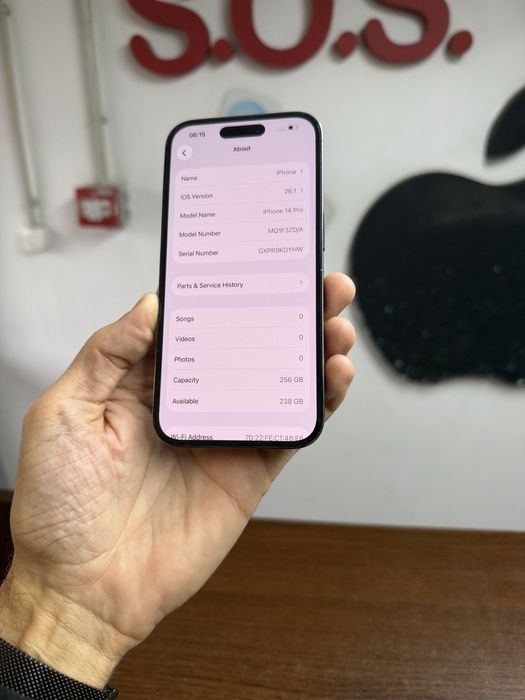 Vand Iphone 14 Pro 256Gb Purple