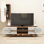 Comoda Tv cu raft suspendat