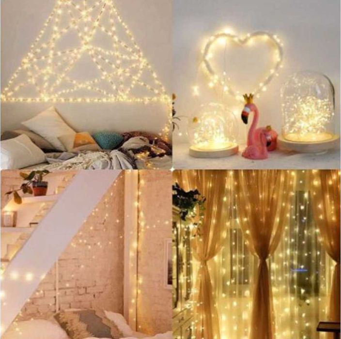 3D LED Светлинна Завеса CURLIGHT - Звезден Блясък в Дома Ви!