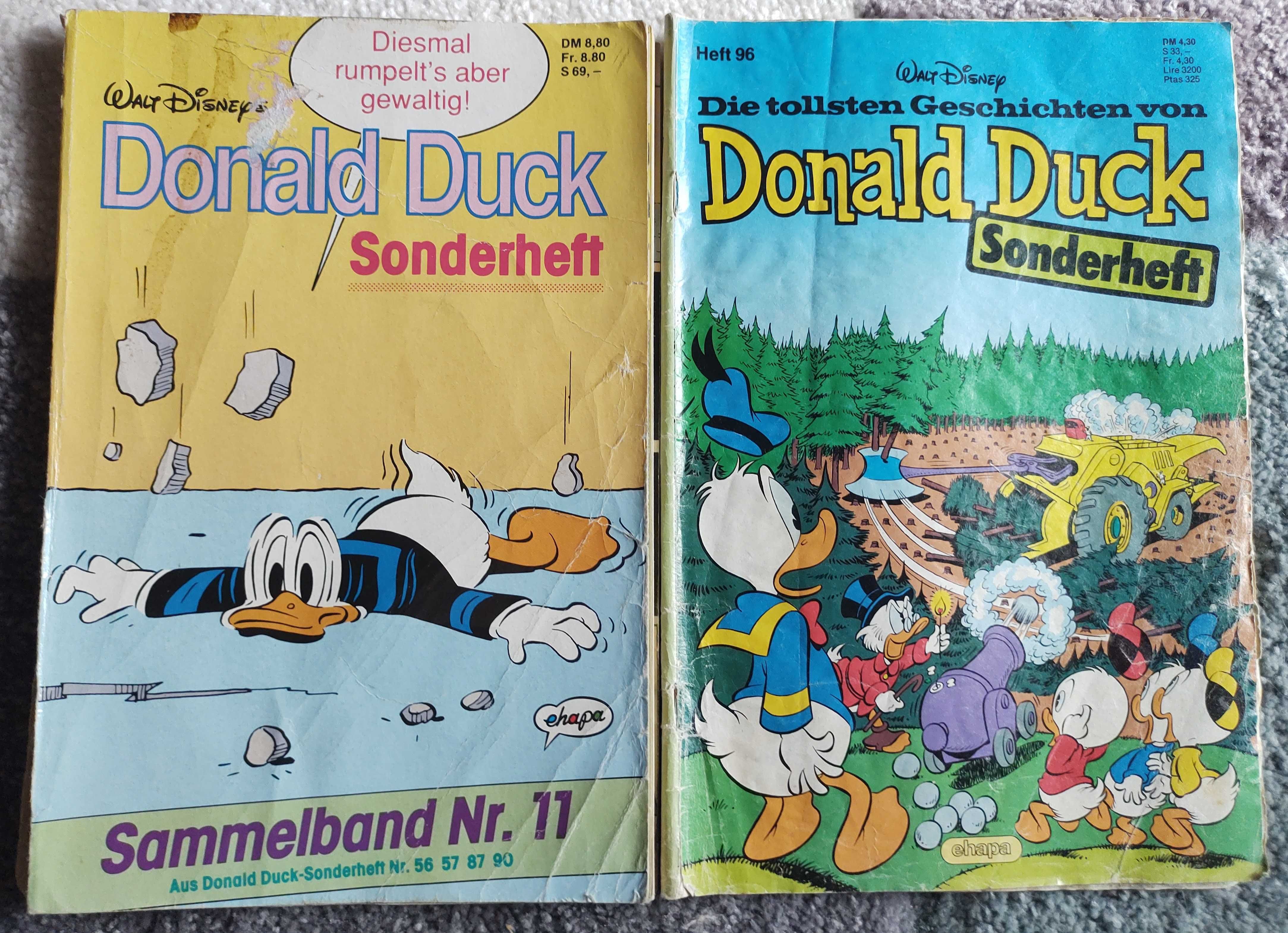 Комикси на немски език на Micky Maus и Donald Duck