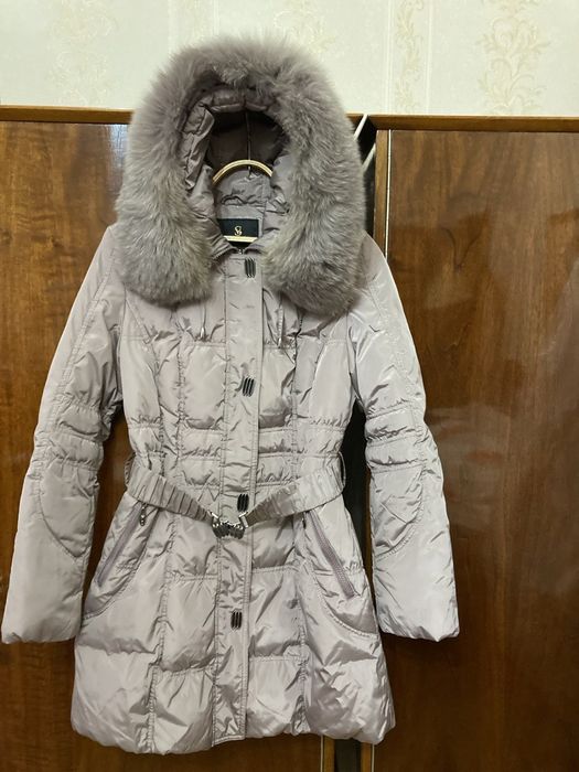 Пуховик, цвет светло-сиреневый