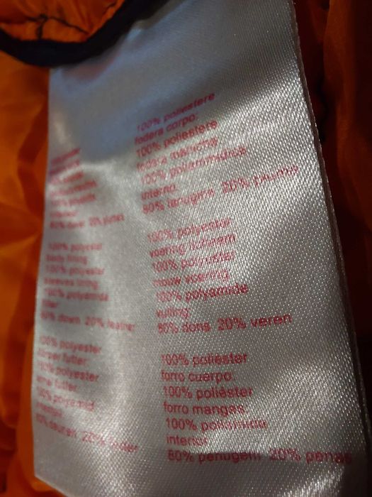 Lacoste Live пухено яке тип бомбър пухенка оригинал 80% пух тъмносиня