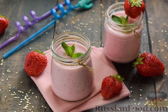 Молочный коктейль, tabbiy suttan tayorlangan kokteyl smeslari zakazga