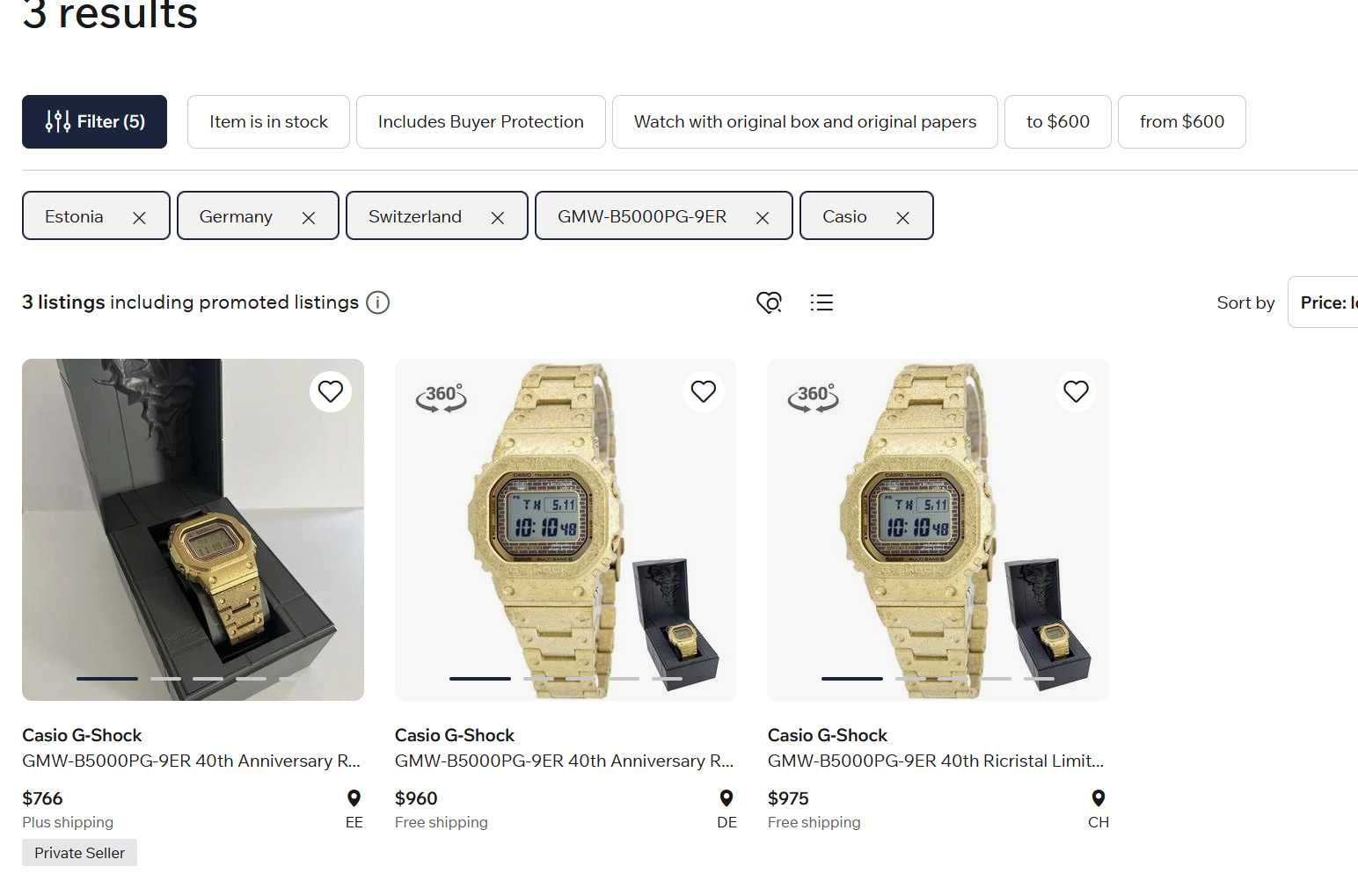 БАРТЕР Casio G-Shock GMW-B5000PG-9ER Limited Edition