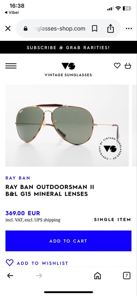 Ray Ban USA BL слънчеви очила