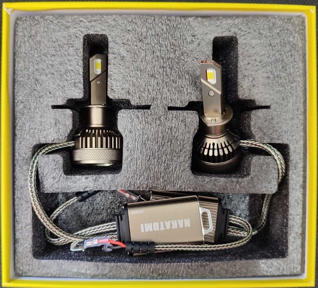 LED Крушки NAKATOMI-H1,H4,H7,H11,HB3/HB4/H15/D1S/D2S/12-24V/60W-Canbus