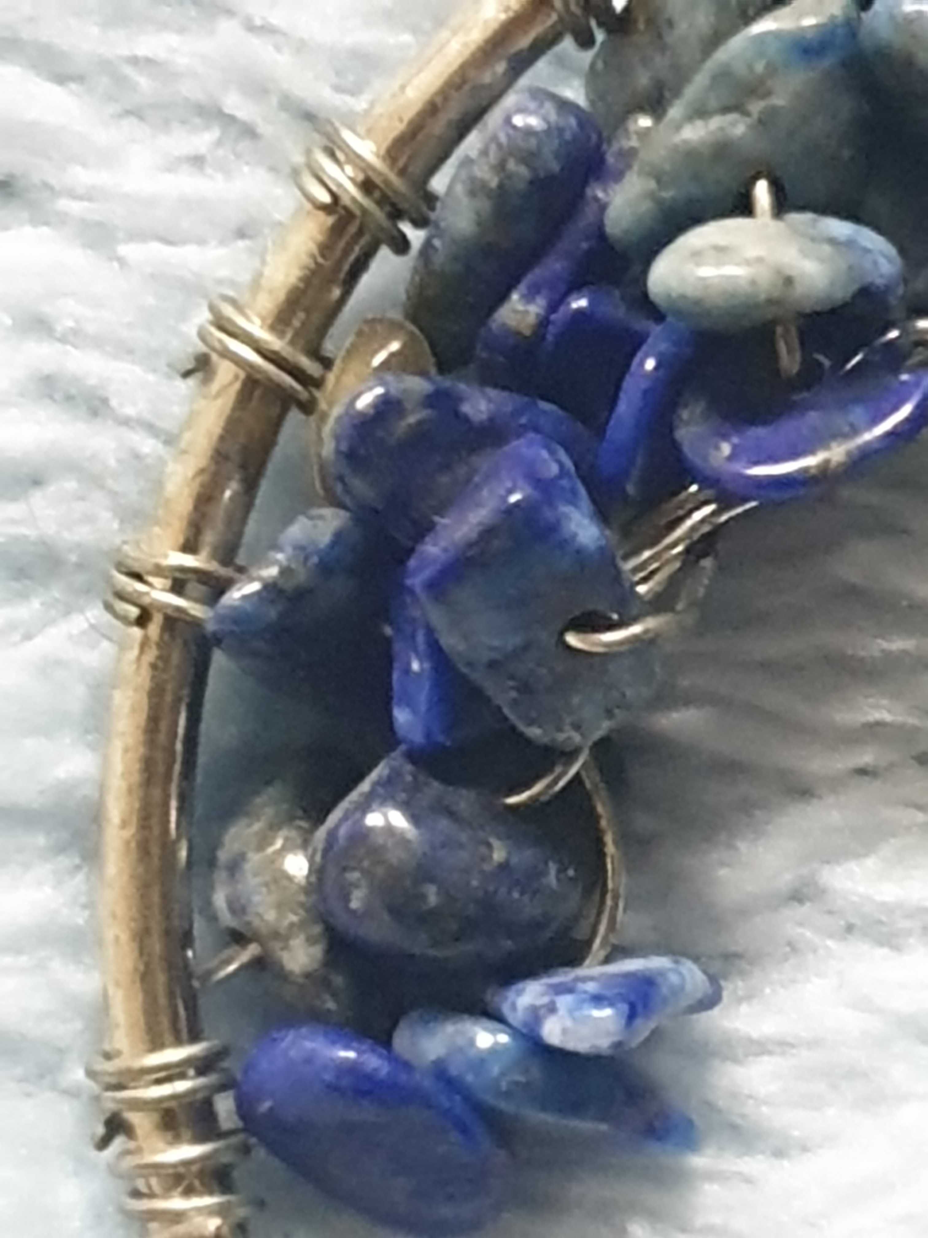 Pandantiv mare cu lapis lazuli
