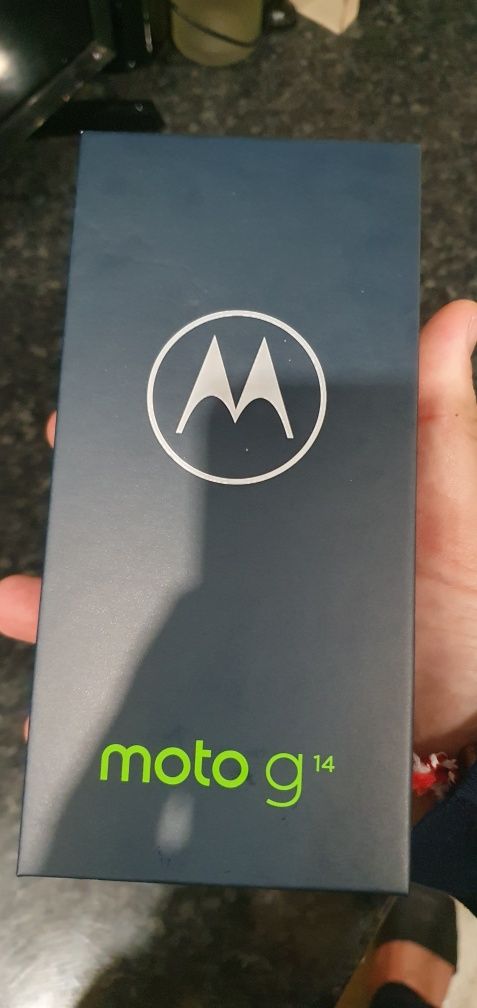 Motorola g14 sky blue неразпечатван чисто нов с 2 гoд.гаранция.