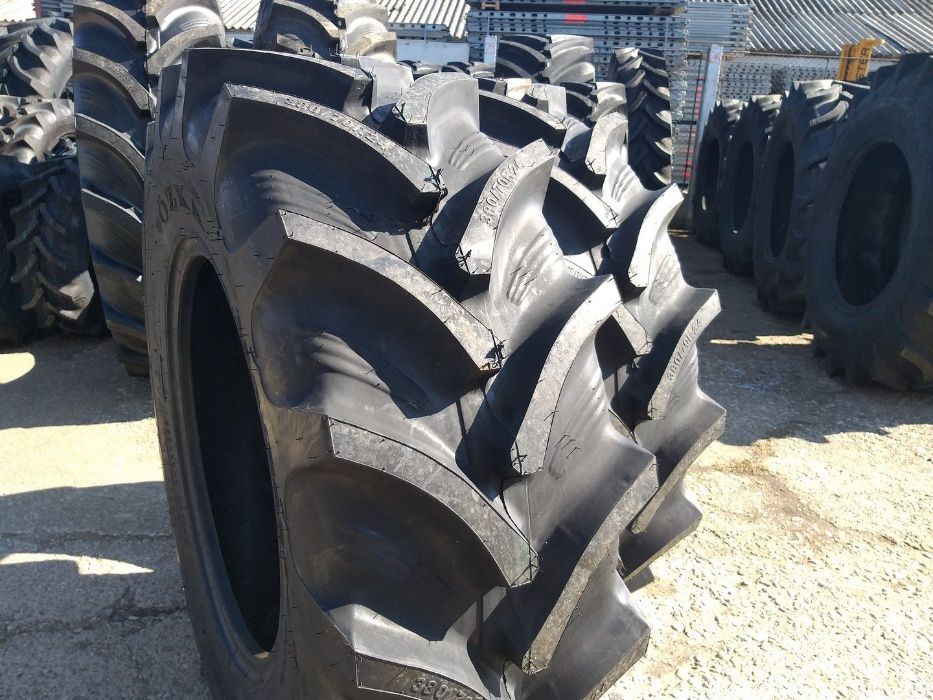 Cauciucuri noi 380/70R24 OZKA radiale anvelope tractor fata rezistente