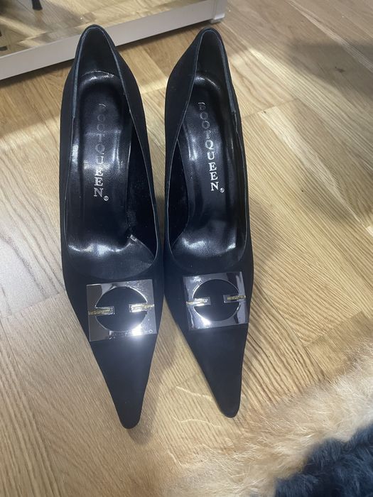 Pantofi ocazie piele intoarsa marimea 38