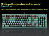 NEW Gaming Keyboard Mechanical E-yosoo X-9700 metallic