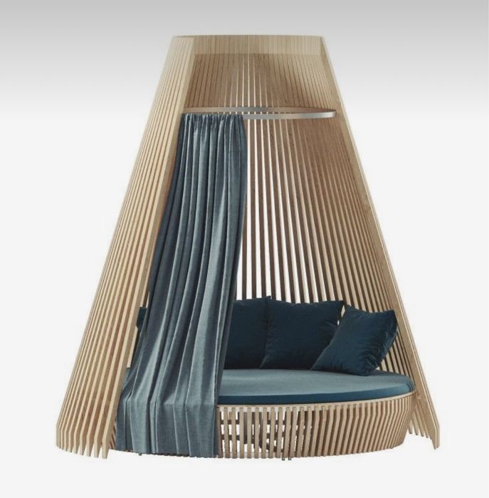 Baldachin cort plaja, gradina