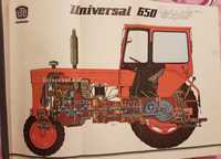 Planse cu schite color diferite componente tractorU650