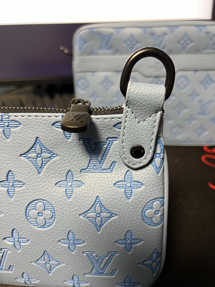 (TREND) Borseta Louis Vuitton Trio Messenger Albastra