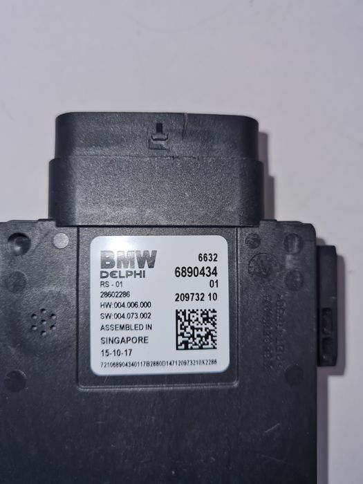 Modul senzor radar BMW seria 5 G30 G31 G38 / cod-6890434 /an-2016+ OEM