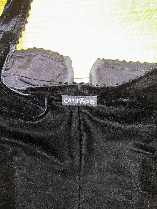 Кадифен корсетен топ - 90s inspired